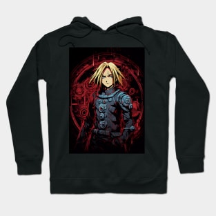 fullmetal alchemist brotherhood- edward elric action figure Hoodie